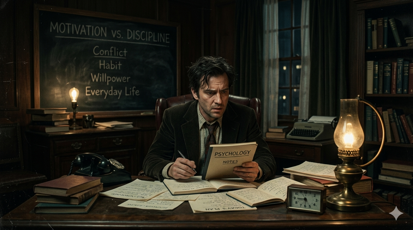 Motivation vs discipline psychology in everyday life