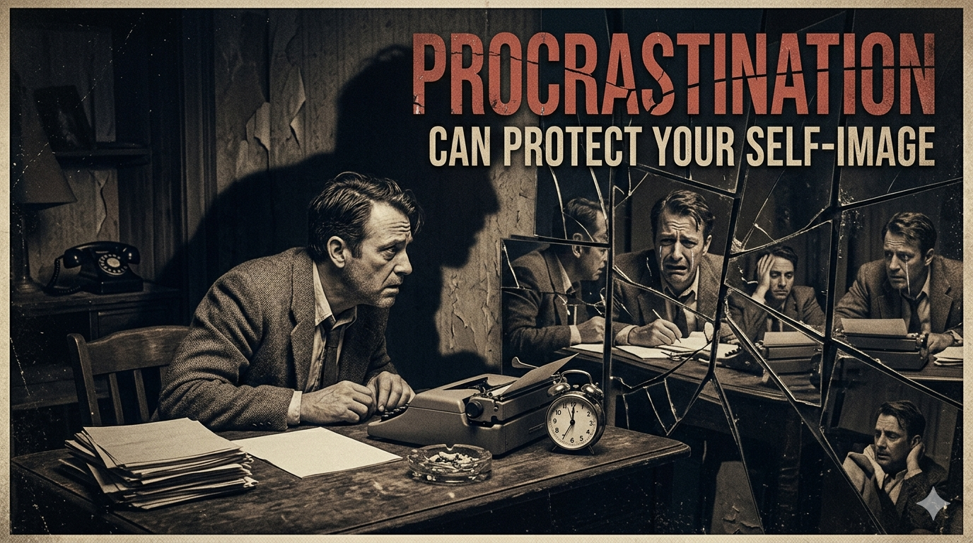 Procrastination can protect your self-image