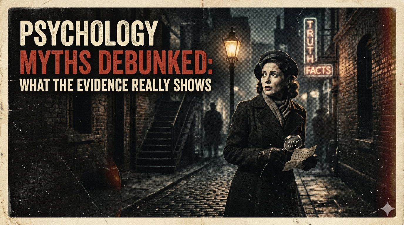Psychology myths debunked: what the evidence really shows
