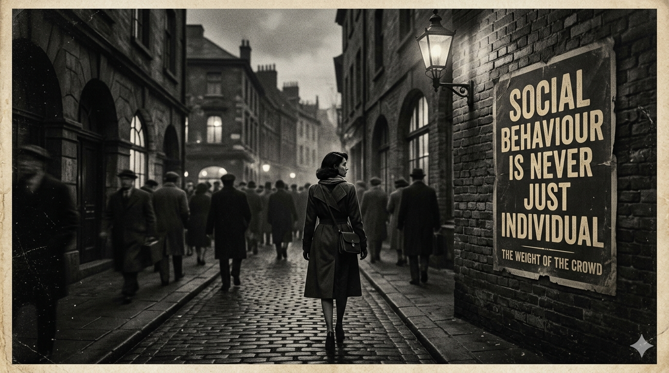 Social behaviour is never just individual