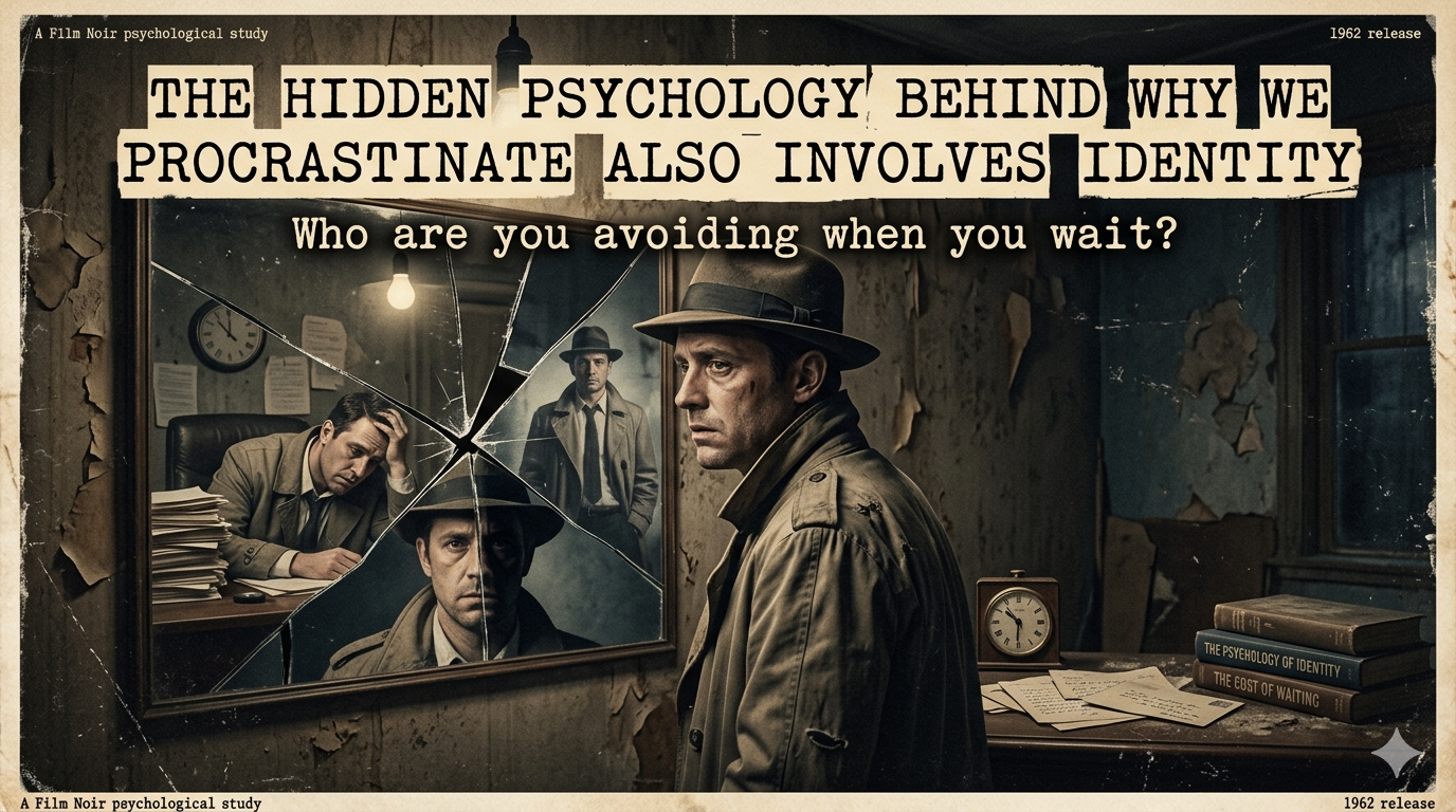 The hidden psychology behind why we procrastinate also involves identity
