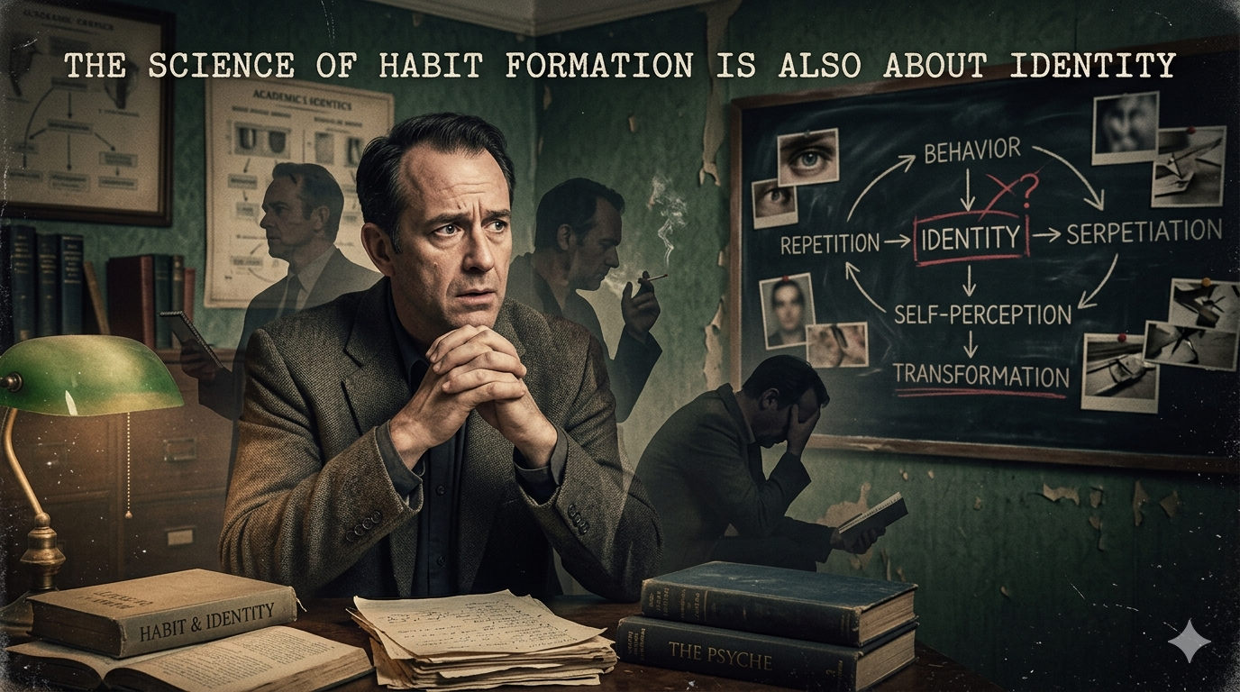 The science of habit formation is also about identity