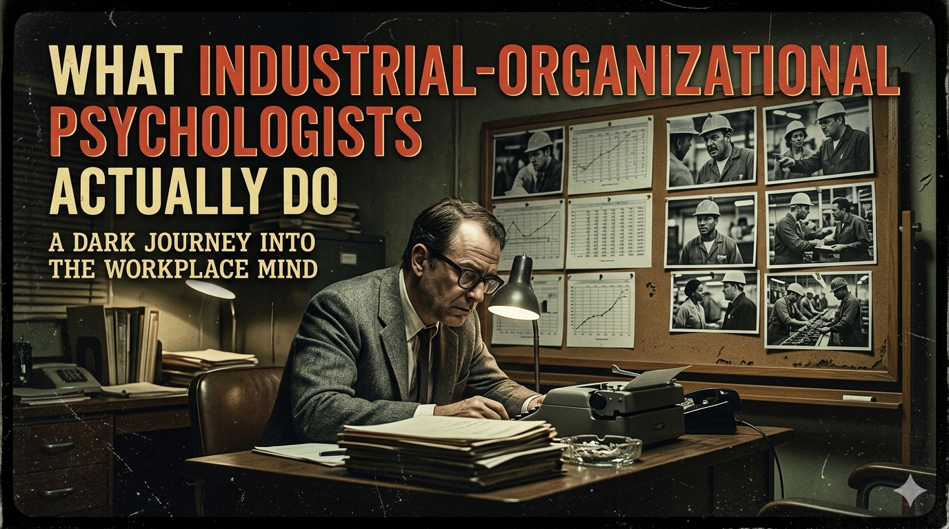What industrial-organizational psychologists actually do