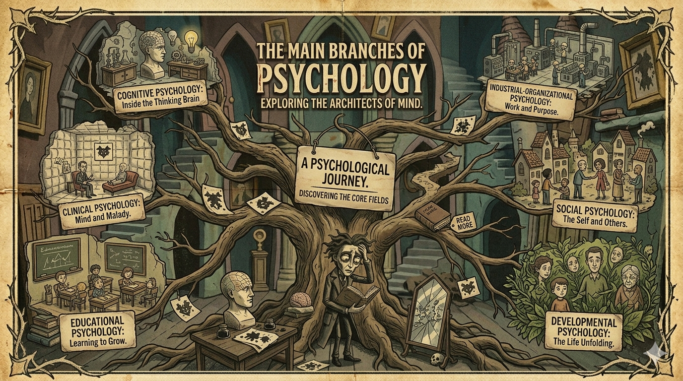 the main branches of psychology
